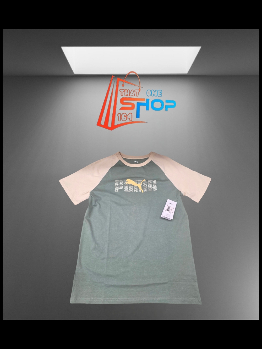 puma logo t-shirt boys
